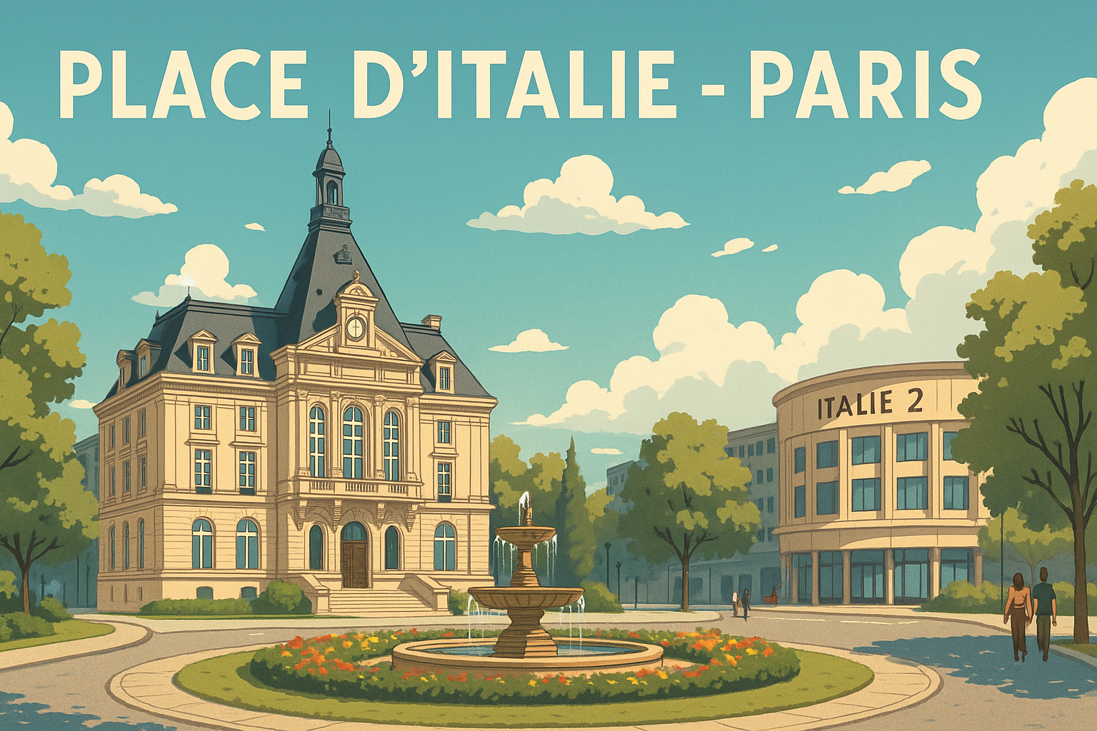 Place d’Italie - Paris